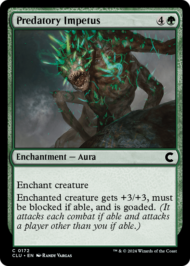 Predatory Impetus (CLU-172) [Ravnica: Clue Edition]