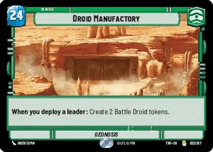 Droid Manufactory (022/257) [Twilight of the Republic] Foil