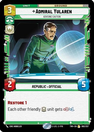 Admiral Yularen - Advising Caution (092/257) [Twilight of the Republic]