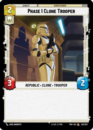 Phase I Clone Trooper (241/257) [Twilight of the Republic] Foil