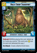 Multi-Troop Transport (066/257) [Twilight of the Republic] Foil