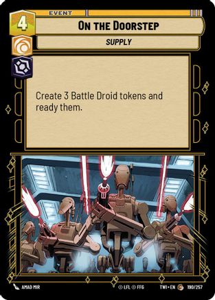 On The Doorstep (190/257) [Twilight of the Republic] Foil