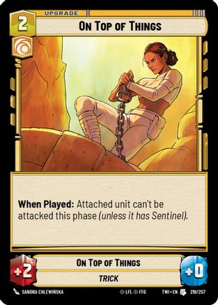 On Top of Things (219/257) [Twilight of the Republic] Foil