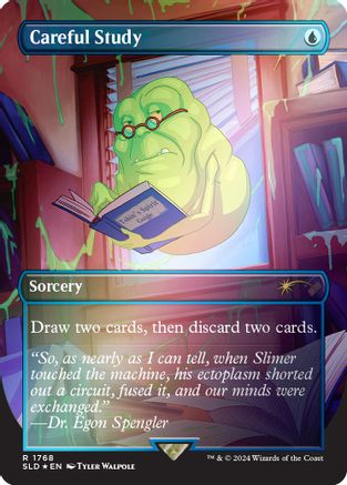 Careful Study (Rainbow Foil) (SLD-1768) [Secret Lair Drop Series] Foil