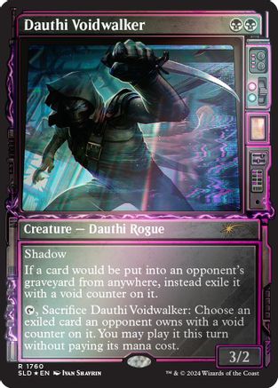 Dauthi Voidwalker (Rainbow Foil) (SLD-1760) [Secret Lair Drop Series] Foil