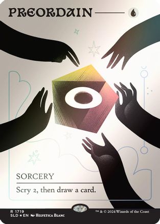 Preordain (1719) (Rainbow Foil) (SLD-1719) [Secret Lair Drop Series] Foil