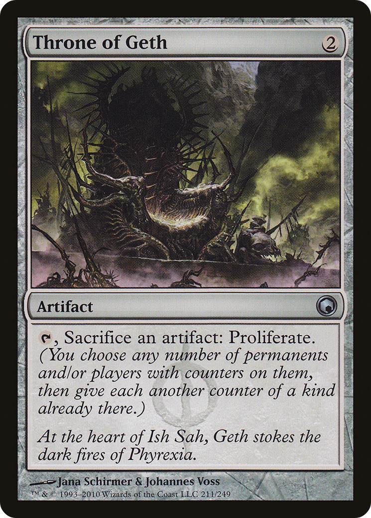Throne of Geth (SOM-211) [Scars of Mirrodin] Foil