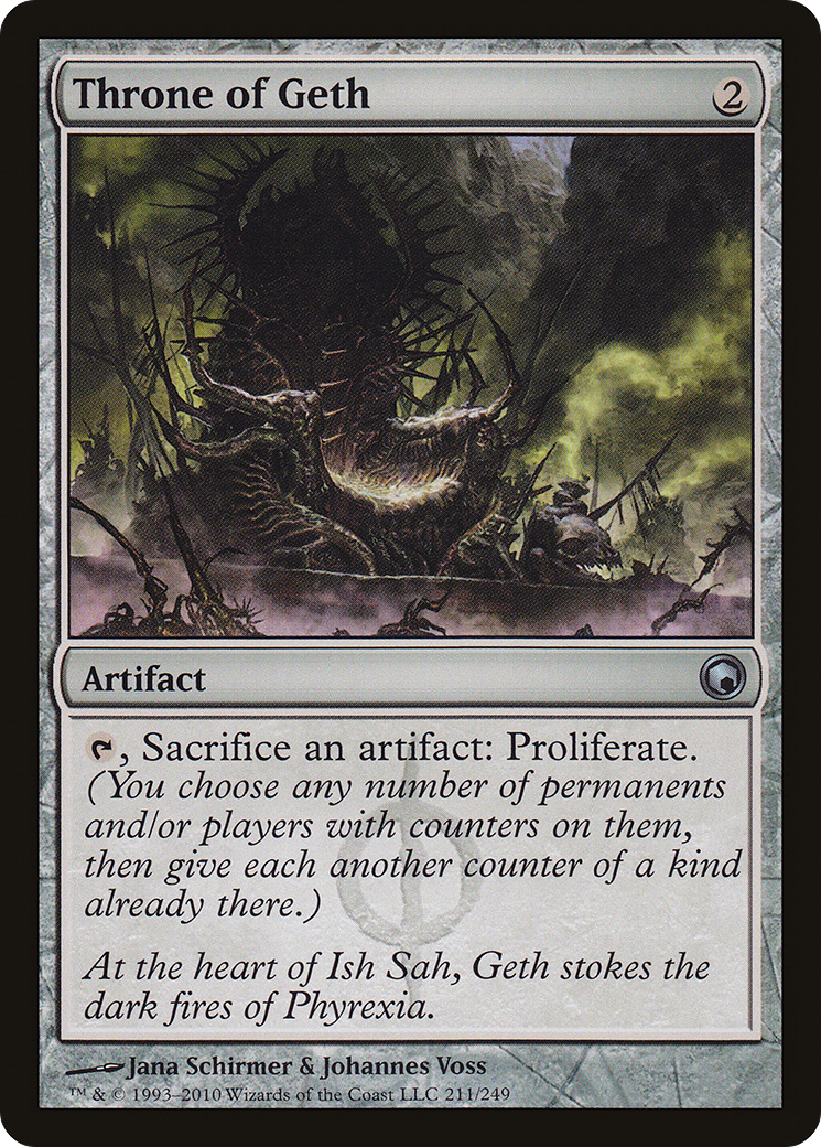 Throne of Geth (SOM-211) [Scars of Mirrodin] Foil
