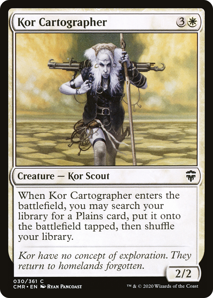 Kor Cartographer (CMR-030) [Commander Legends]