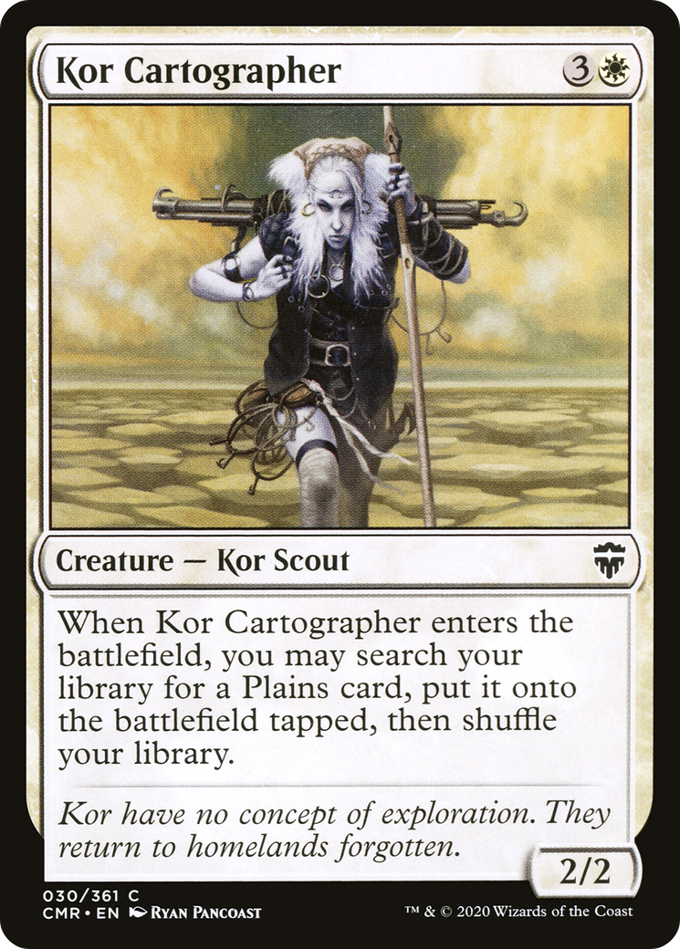 Kor Cartographer (CMR-030) [Commander Legends] Foil