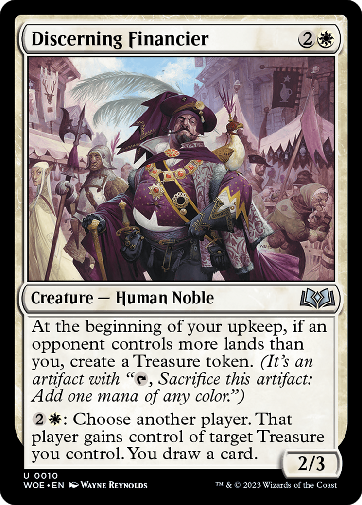 Discerning Financier (WOE-010) [Wilds of Eldraine]