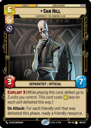 San Hill - Chairman of the Banking Clan (186/257) [Twilight of the Republic] Foil