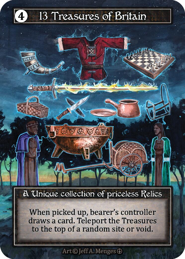 13 Treasures of Britain (Foil)  - Arthurian Legends Foil