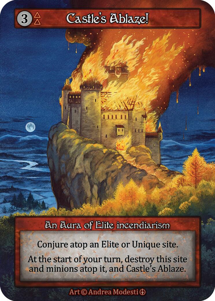 Castle's Ablaze!  - Arthurian Legends