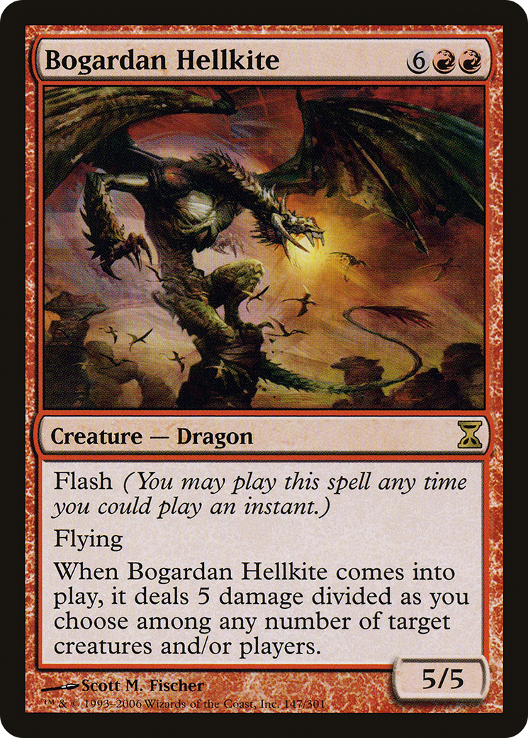 Bogardan Hellkite (TSP-147) [Time Spiral] Foil