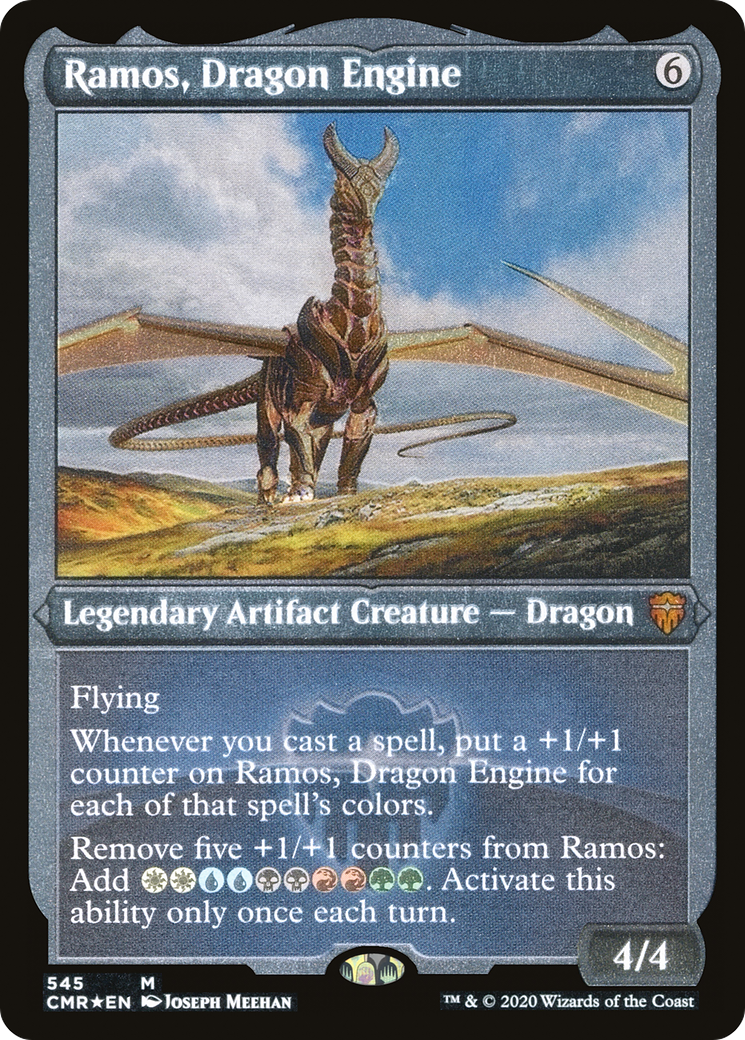 Ramos, Dragon Engine (Foil Etched) (CMR-545) [Commander Legends] Foil