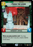 Poggle the Lesser - Archduke of the Stalgasin Hive (080/257) [Twilight of the Republic] Foil