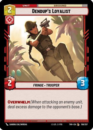 Dendup's Loyalist (159/257) [Twilight of the Republic] Foil