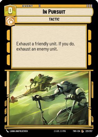 In Pursuit (221/257) [Twilight of the Republic] Foil