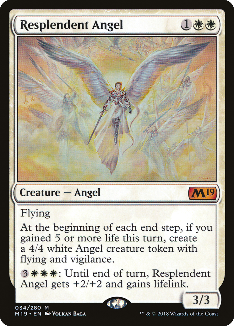 Resplendent Angel (M19-034) [Core Set 2019]