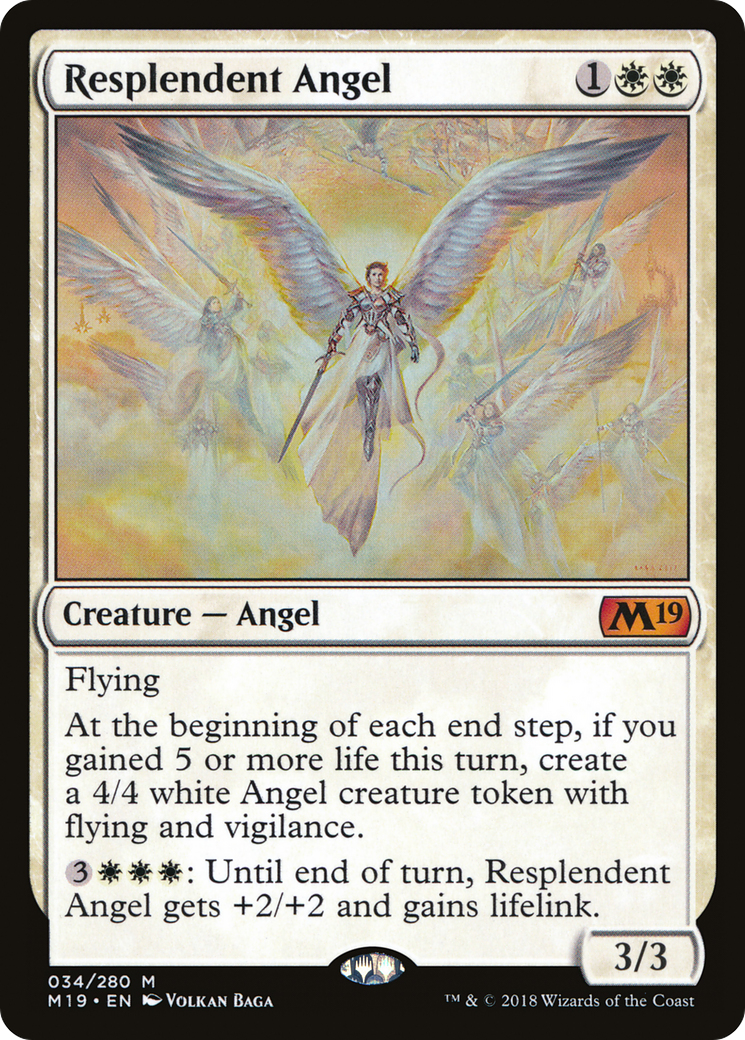 Resplendent Angel (M19-034) [Core Set 2019]