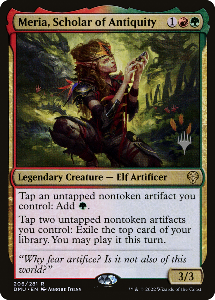 Meria, Scholar of Antiquity (PPDMU-206) [Promo Pack: Dominaria United Promos]