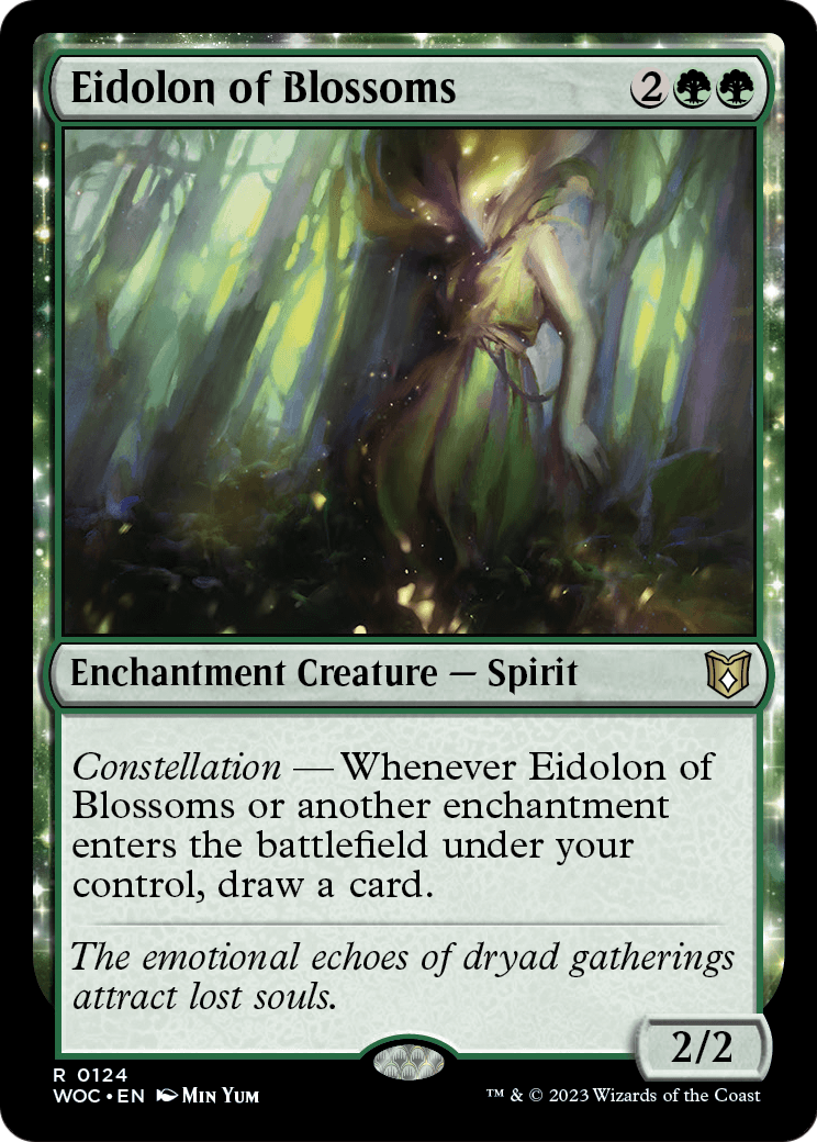 Eidolon of Blossoms (WOC-124) [Wilds of Eldraine Commander]
