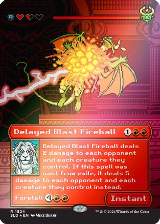 Delayed Blast Fireball (SLD-1824) [Secret Lair Drop] Foil