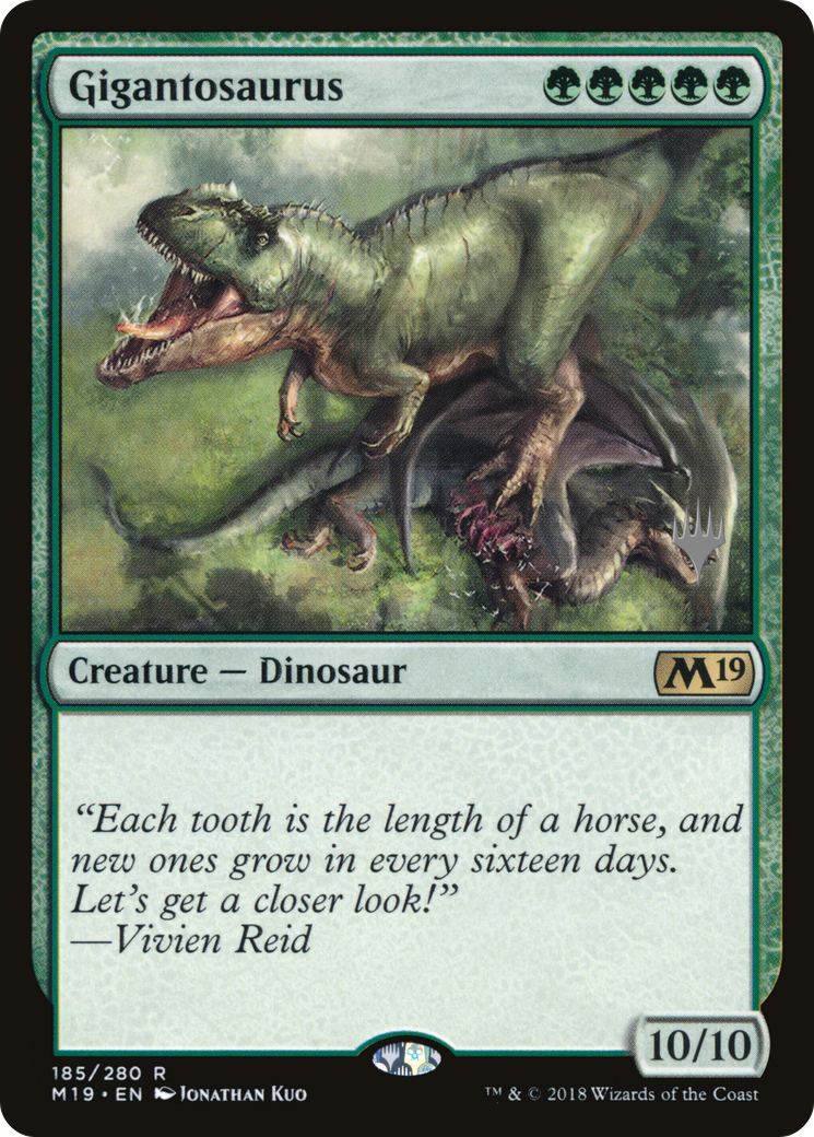 Gigantosaurus (PPM20-185P) [Promo Pack: Core Set 2019 Promos]