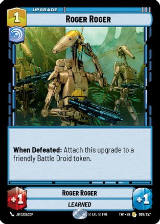 Roger Roger (069/257) [Twilight of the Republic] Foil