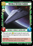Republic Defense Carrier (098/257) [Twilight of the Republic] Foil