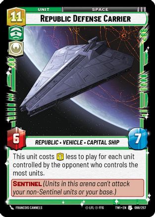 Republic Defense Carrier (098/257) [Twilight of the Republic] Foil