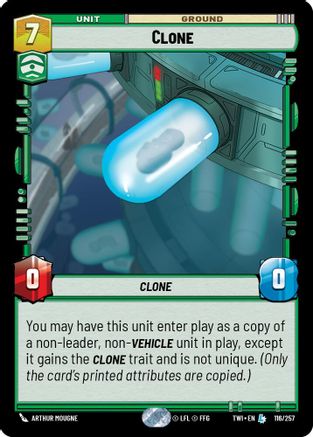 Clone (116/257) [Twilight of the Republic] Foil