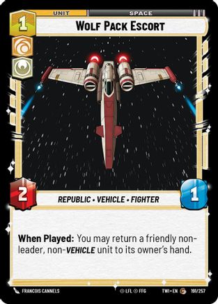 Wolf Pack Escort (191/257) [Twilight of the Republic] Foil