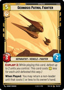 Geonosis Patrol Fighter (215/257) [Twilight of the Republic] Foil
