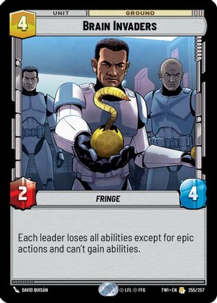Brain Invaders (255/257) [Twilight of the Republic] Foil