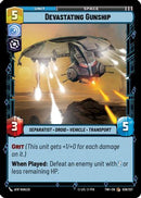 Devastating Gunship (036/257) [Twilight of the Republic] Foil