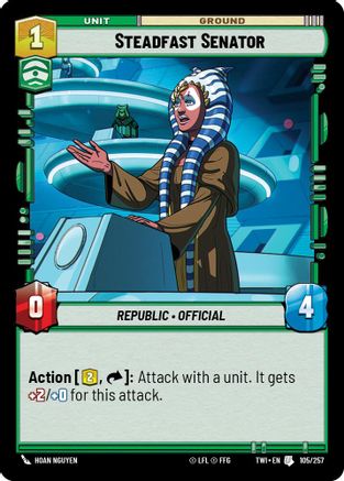 Steadfast Senator (105/257) [Twilight of the Republic] Foil