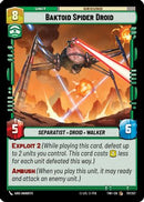Baktoid Spider Droid (117/257) [Twilight of the Republic] Foil