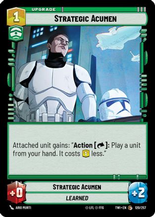 Strategic Acumen (120/257) [Twilight of the Republic] Foil