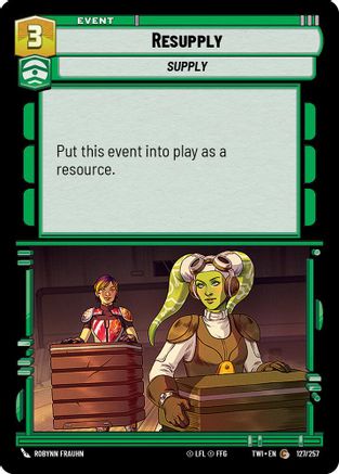 Resupply (127/257) [Twilight of the Republic] Foil