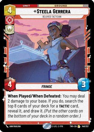 Steela Gerrera - Beloved Tactician (146/257) [Twilight of the Republic]