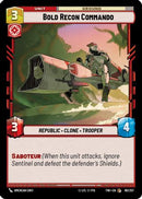 Bold Recon Commando (161/257) [Twilight of the Republic] Foil