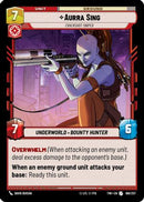 Aurra Sing - Crackshot Sniper (166/257) [Twilight of the Republic] Foil