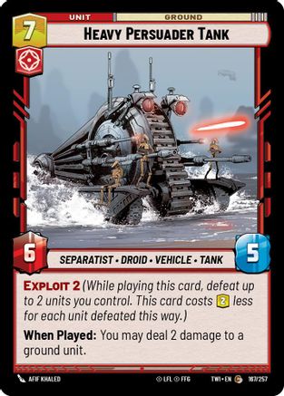 Heavy Persuader Tank (167/257) [Twilight of the Republic] Foil