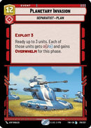 Planetary Invasion (178/257) [Twilight of the Republic] Foil