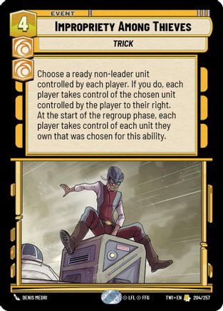 Impropriety Among Thieves (204/257) [Twilight of the Republic] Foil