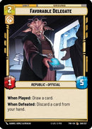 Favorable Delegate (208/257) [Twilight of the Republic] Foil