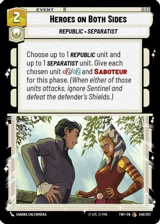 Heroes on Both Sides (249/257) [Twilight of the Republic] Foil