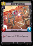 Dwarf Spider Droid (231/257) [Twilight of the Republic] Foil